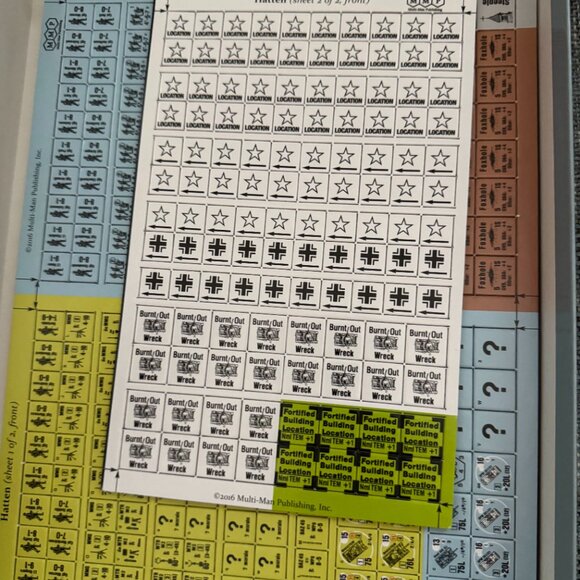 Hatten in Flames: ASL Historical Module 9 (open, unpunched) Multi-Man Publishing - Picture 10 of 10